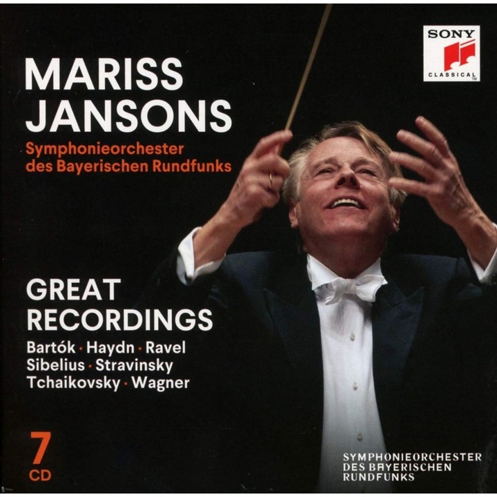 Mariss Jansons/Symphonieorchester des Bayerischen Rundfunks - Great Recordings:Bartok-Haydn-Ravel-Sibelius-Stravinsky-Tchaikovsky-Wagner (7CD)