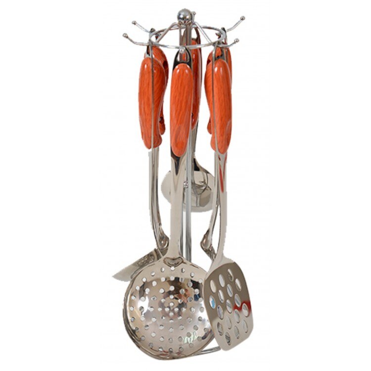 Set Ustensile De Bucatarie 7 Piese, Cu Suport, Ertone, Cezo-ERT-MN 20