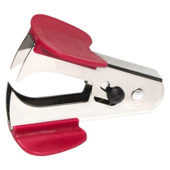 Set 10 Decapsatoare pentru Capse Metalice DONAU cu Sistem de Blocare, Culoare Rosie, Decapsator Gheara pentru Birou Set 10 Decapsatoare pentru Capse Metalice DONAU cu Sistem de Blocare, Culoare Rosie, Decapsator Gheara pentru Birou