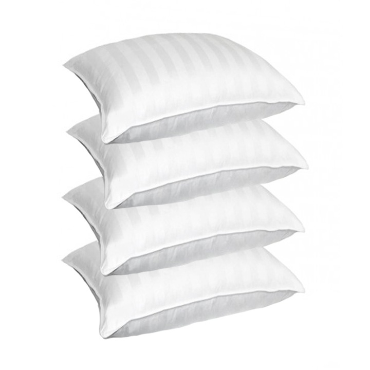 Kotonia Home Hotel párnahuzat, 4 db, 100% pamut, damaszk, 50x50 cm, fehér