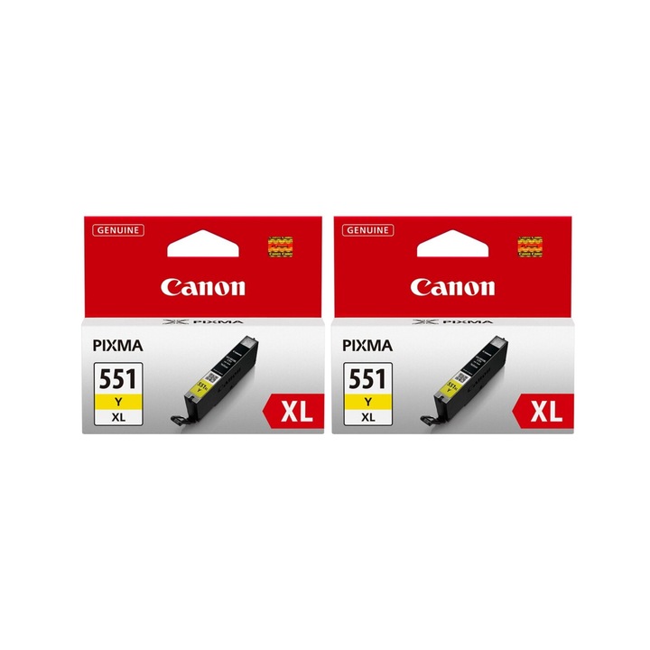 Tintapatron csomag CLI-551YXL sárga x2 Canon eredeti 1390 oldal
