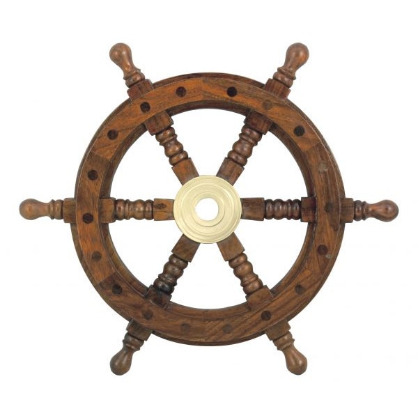 Timona decorativa Sea Club, lemn sheesham, D 30cm