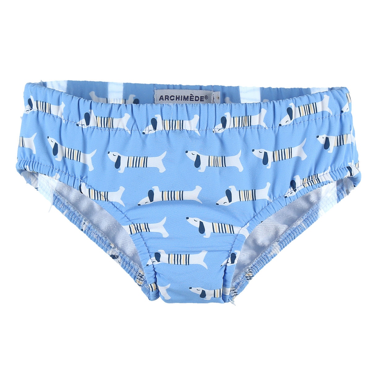 Chilotei de inot cu dubla protectie, Archimede, Caini, albastru