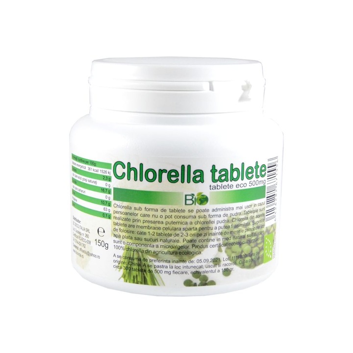 Chlorella - 500 mg BIO (300 tablete)