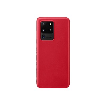 Husa silicon, Samsung Galaxy S20 Ultra, Rosu Husa silicon, Samsung Galaxy S20 Ultra, Rosu