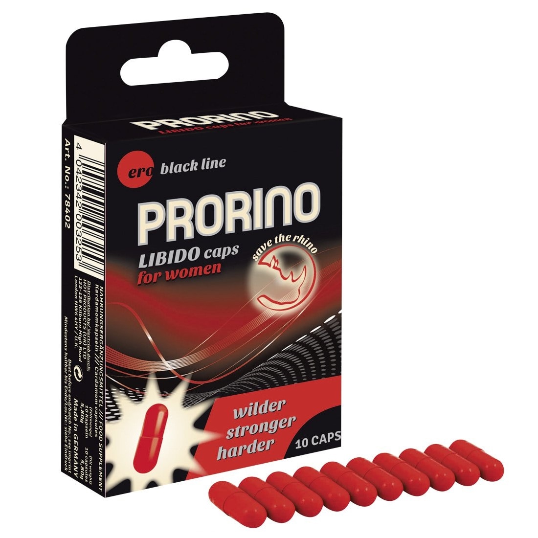 Pastile Femei Prorino Libido Caps 10 capsule