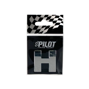 Ornament auto 3D, litera H, 28 mm, cromat Ornament auto 3D, litera H, 28 mm, cromat