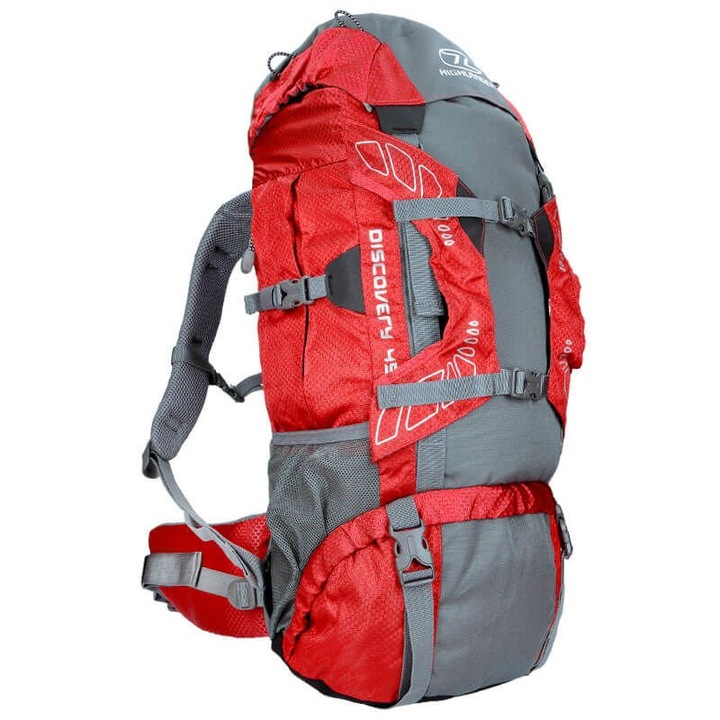 Highlander Túrahátizsák Discovery 45L Piros