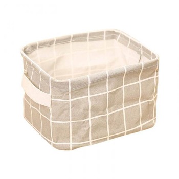 Cutie depozitare textila, organizator universal pliabil Vivo, Gri, VIVO040 Cutie depozitare textila, organizator universal pliabil Vivo, Gri, VIVO040