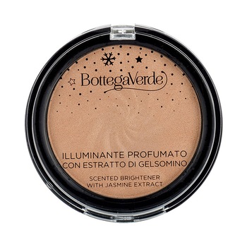 Pudra iluminatoare pentru fata, cu extract de iasomie, nude, Bottega Verde Pudra iluminatoare pentru fata, cu extract de iasomie, nude, Bottega Verde