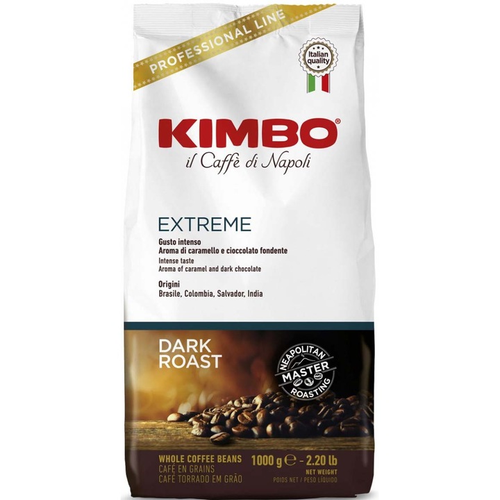 Cafea boabe Kimbo Espresso Bar Extreme, 1 Kg