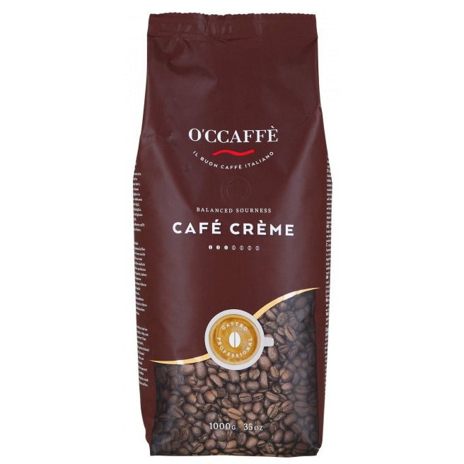 Cafea boabe O'CCAFFE Cafe Crème, 1 Kg