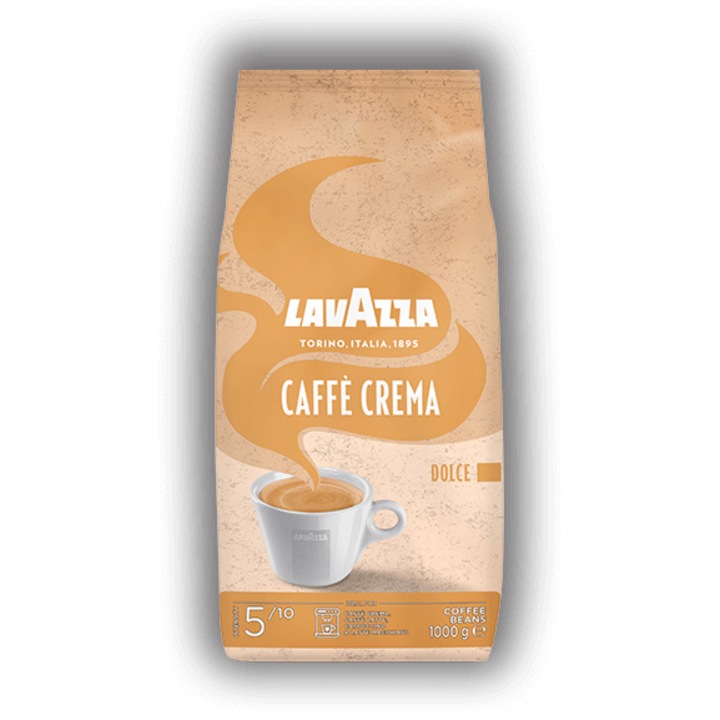 Кафе на зърна Lavazza Caffe Crema Dolce, 1 кг