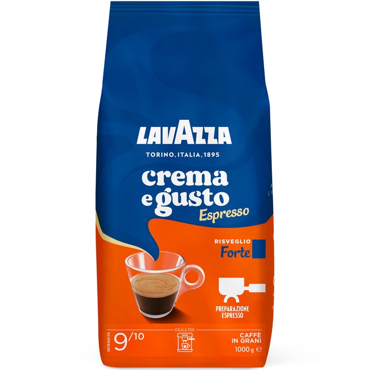 Кафе на зърна Lavazza Crema e Gusto Forte, 1 кг