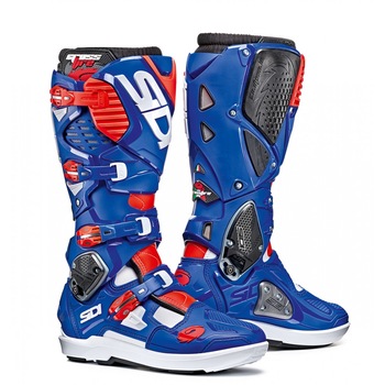 Cizme Enduro Motocross Sidi Crossfire 3 Srs albastru/rosu 45 Cizme Enduro Motocross Sidi Crossfire 3 Srs albastru/rosu 45