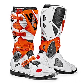 Cizme Enduro Motocross Sidi Crossfire 3 alb/portocaliu 45 Cizme Enduro Motocross Sidi Crossfire 3 alb/portocaliu 45