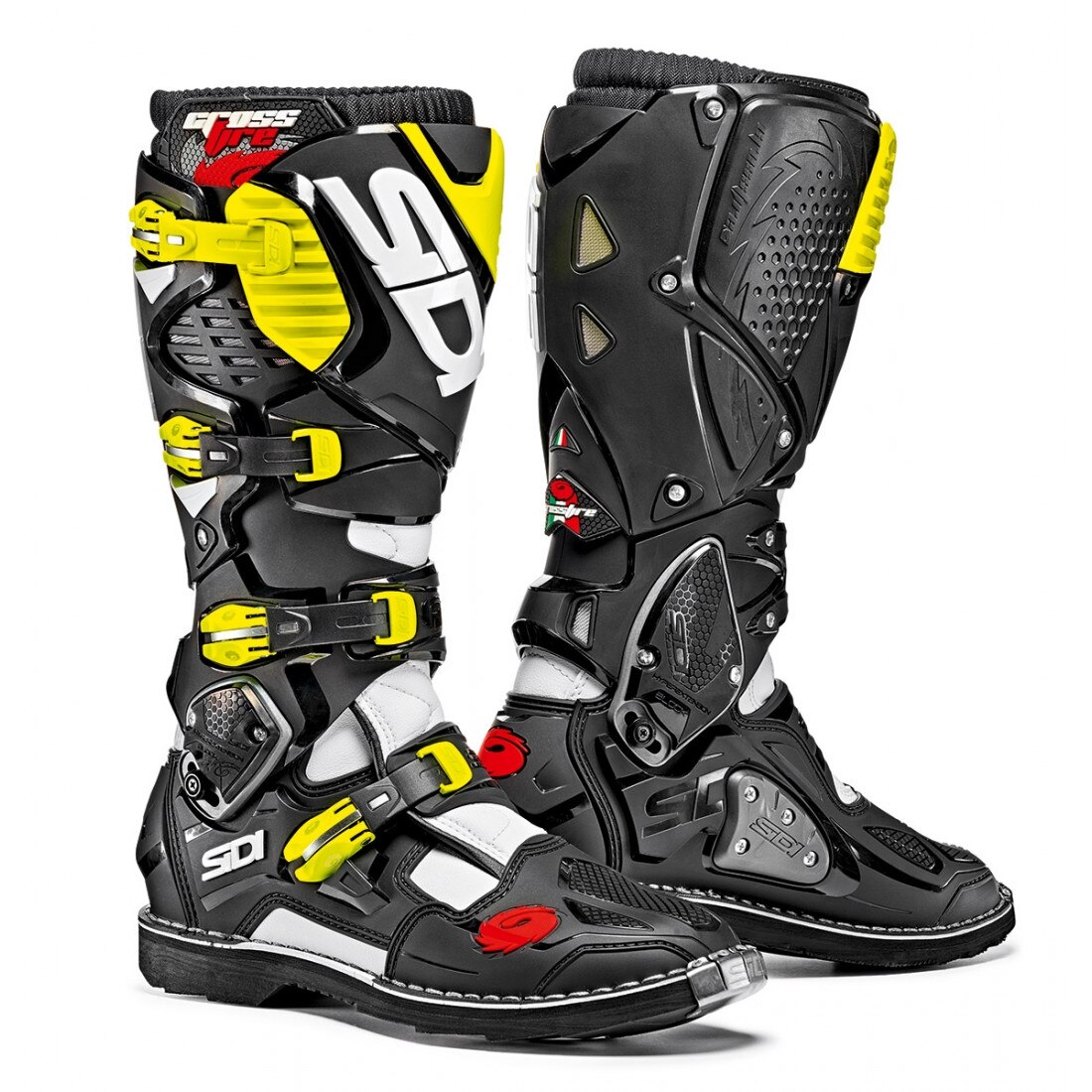 Cizme Enduro Motocross Sidi Crossfire 3 negru/galben 45