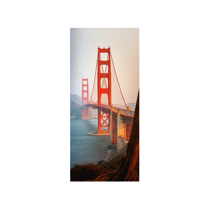 Autocolant usa Golden Gate, Folina, multicolor, 92x205 cm