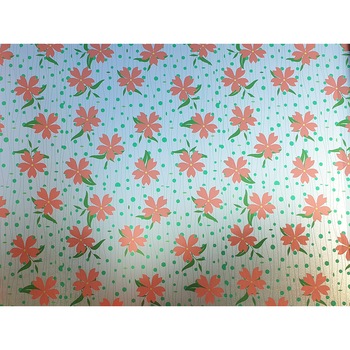 Folie geam autoadeziva Aurelia, Folina, model floral rosu, rola de 100x100 cm Folie geam autoadeziva Aurelia, Folina, model floral rosu, rola de 100x100 cm