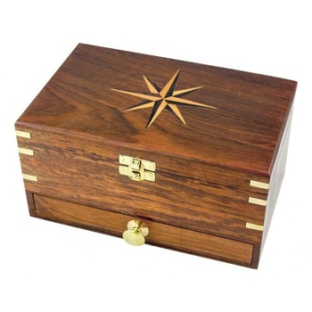 Cutie bijuterii Sea Club, model cu oglinda interioara, L 22cm Cutie bijuterii Sea Club, model cu oglinda interioara, L 22cm