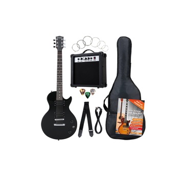 Set chitara electrica, Rocktile LP Single Cut culoare neagra Set chitara electrica, Rocktile LP Single Cut culoare neagra
