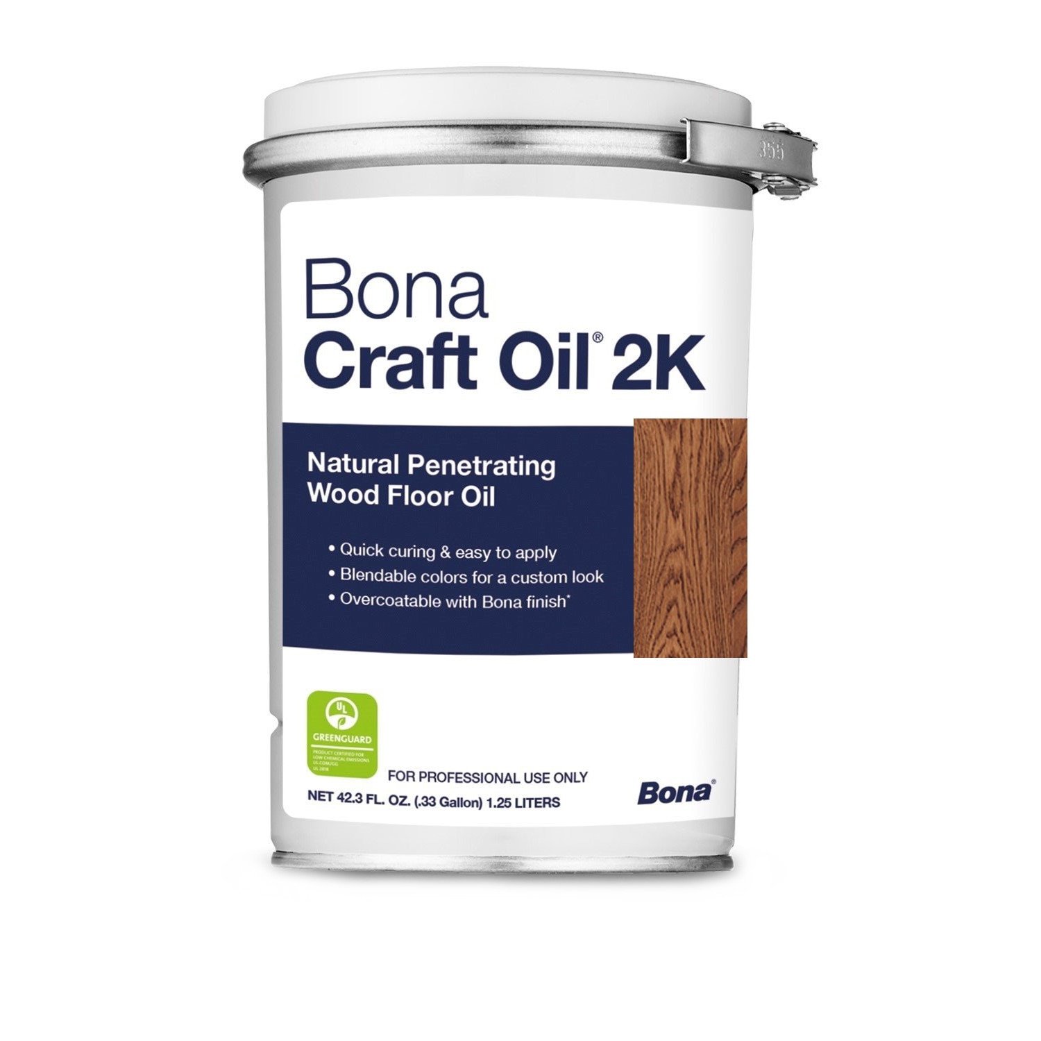 Ulei pentru parchet Bona Craft Oil 2K Umbra culoare rosu cires 1.25 Litri