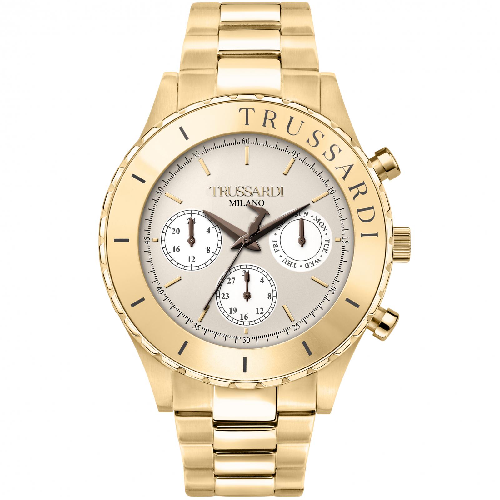 Ceas barbatesc Trussardi R2453143006 Quartz Auriu