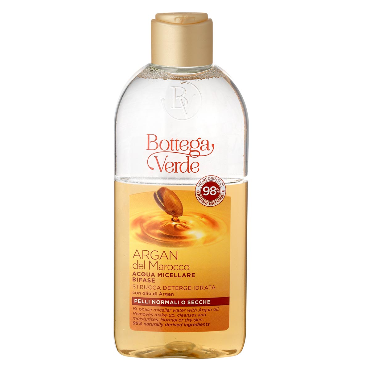Apa micelara bifazica cu ulei de argan - ARGAN DEL MAROCCO, 200 ML, Bottega Verde