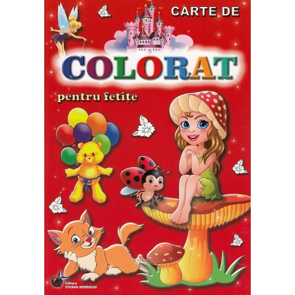 Carte de colorat pentru fetite
