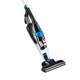 Aspirator cu baton 21 in, Bissell, Featherweight Pro ECO, 450 W, Recipient de praf de 0.5 L, Negru/Albastru