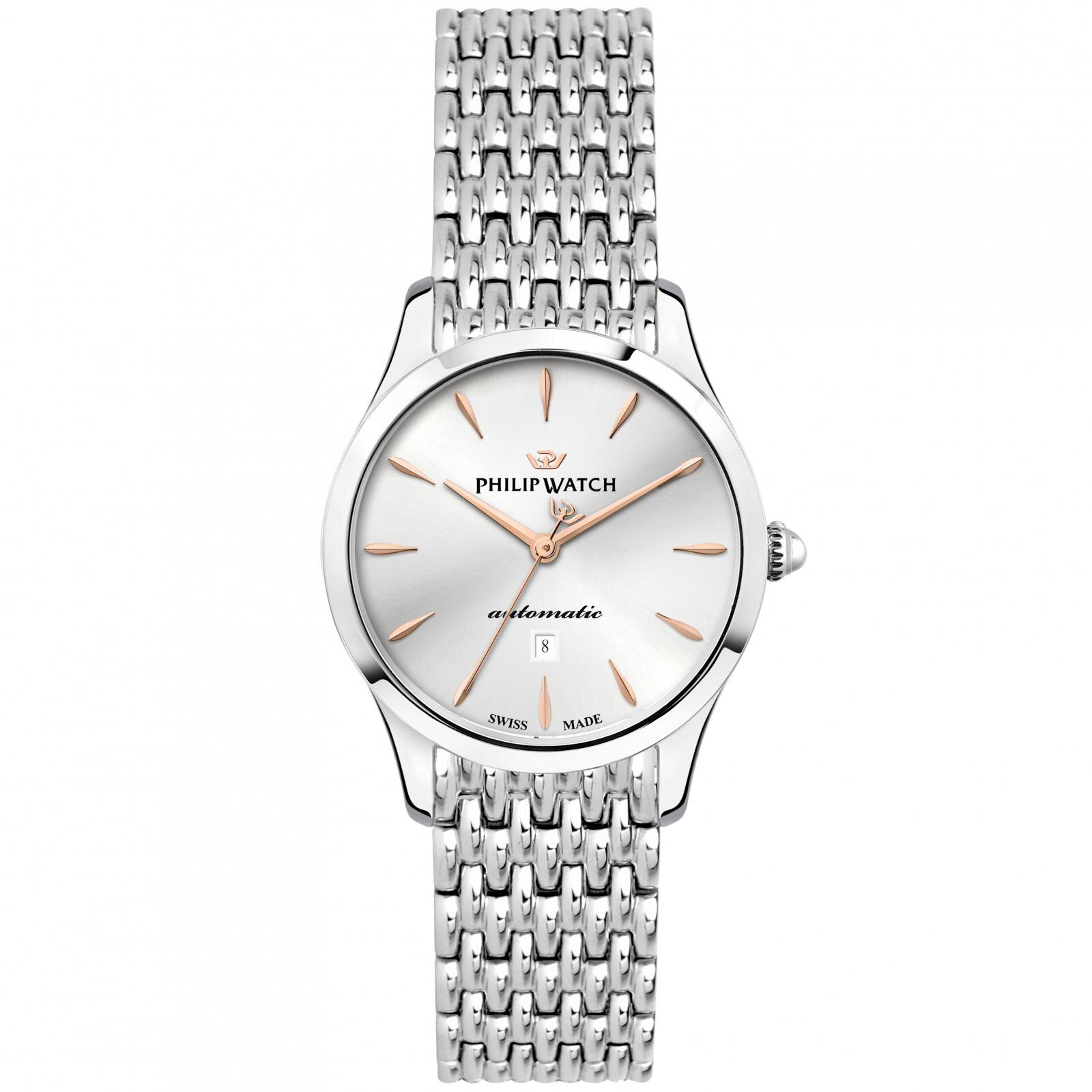 Ceas dama Philip Watch R8223208501 Automatic Argintiu