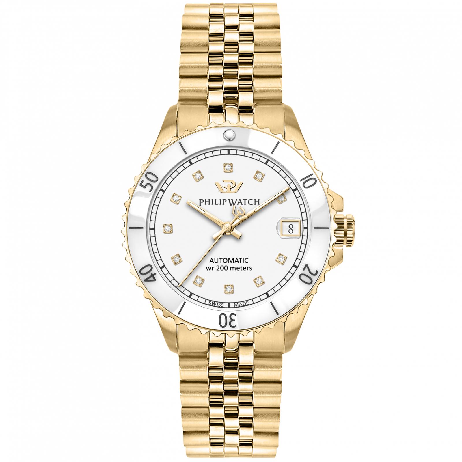 Ceas dama Philip Watch R8223216501 Automatic Auriu