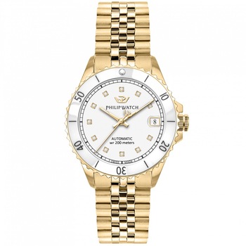 Ceas dama Philip Watch R8223216501 Automatic Auriu Ceas dama Philip Watch R8223216501 Automatic Auriu