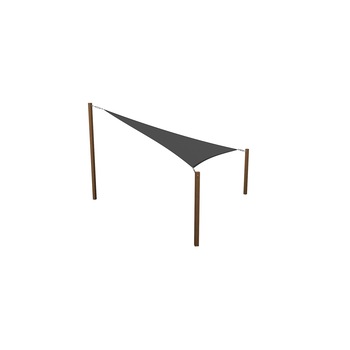 Prelata soare / vela umbrire triunghiulara - 4 x 4 x 4m, 280gsm, negru, permeabila (triunghi echilateral) Prelata soare / vela umbrire triunghiulara - 4 x 4 x 4m, 280gsm, negru, permeabila (triunghi echilateral)