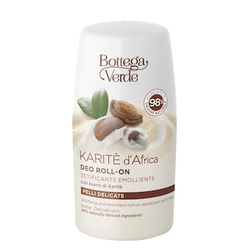 Deodorant roll-on cu extract de unt de shea - Karite, 50 ML, Bottega Verde Deodorant roll-on cu extract de unt de shea - Karite, 50 ML, Bottega Verde