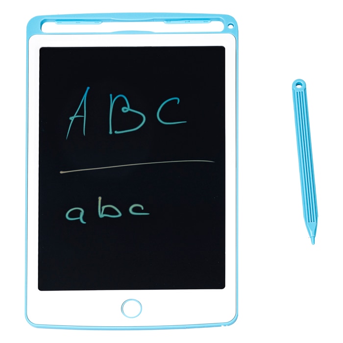 Tableta LCD, pentru scris si desenat in multiple culori, ALBASTRU