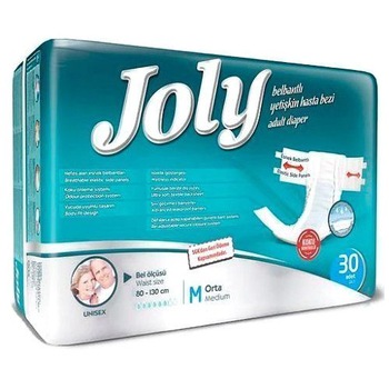 Set 30 buc scutece adulti Joly Medium, nr.2, 80-130 cm Set 30 buc scutece adulti Joly Medium, nr.2, 80-130 cm