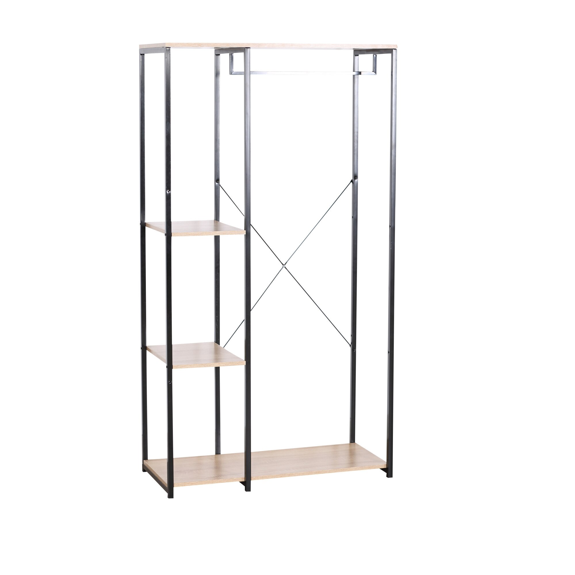 Cuier metal si PAL , 90 x 40.40 x 167 cm , Grunberg RF9017