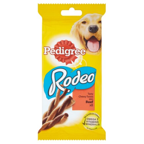 Recompense pentru caini, Pedigree Rodeo, Vita, 12 bucati x 140g