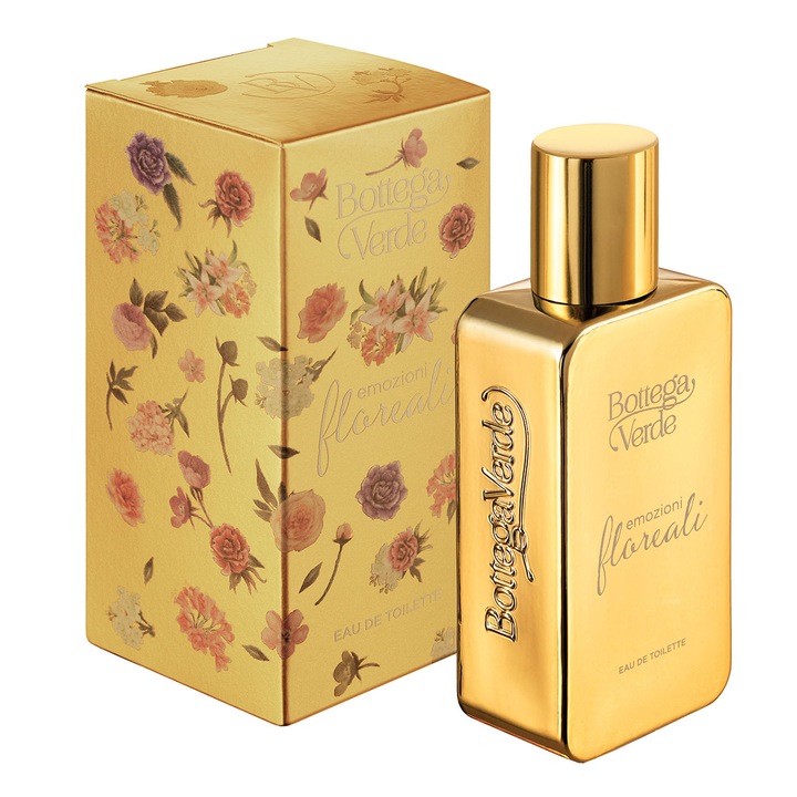 Apa de toaleta cu aroma de flori - Emozioni Floreali, 50 ML, Bottega Verde