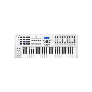Clapa MIDI, Arturia KeyLab 49 Mk II White, 49 clape aftertouch, 9 fadere, 8 paduri Clapa MIDI, Arturia KeyLab 49 Mk II White, 49 clape aftertouch, 9 fadere, 8 paduri