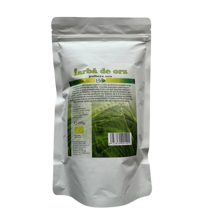 Pulbere Bio - Iarba de orz, 250 g