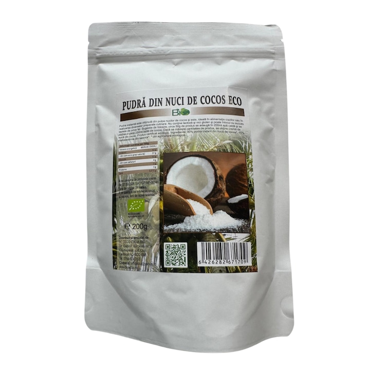 Pudra de Cocos Bio 200 grame Deco Italia