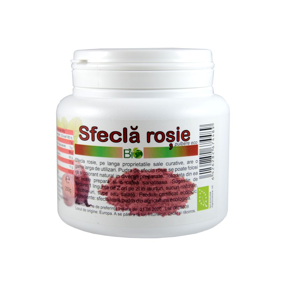 Sfecla rosie pudra ECO 200 g