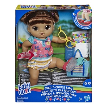 Bebelus Baby Alive, Step'n Giggle - Primii pasi, Fetita satena Bebelus Baby Alive, Step'n Giggle - Primii pasi, Fetita satena