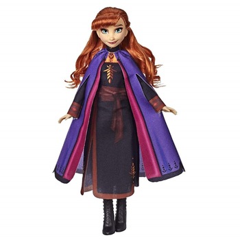 Papusa Ana din Frozen 2, imbracata in rochie multicolora, pentru fete, ATS, 30 cm Papusa Ana din Frozen 2, imbracata in rochie multicolora, pentru fete, ATS, 30 cm