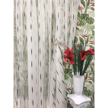 Perdea ivoire 200x245cm ploaie de meteoriti, cu rejansa by Liz Line - RD1152 Perdea ivoire 200x245cm ploaie de meteoriti, cu rejansa by Liz Line - RD1152