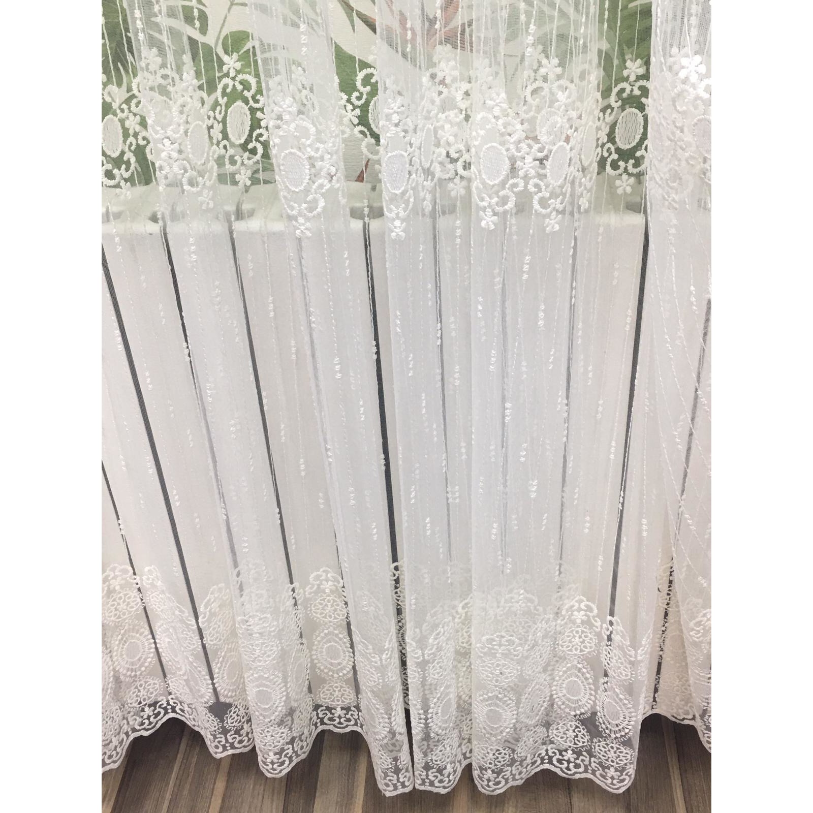 Perdea brodata 600x245cm ivoire by Liz Line - RD1176