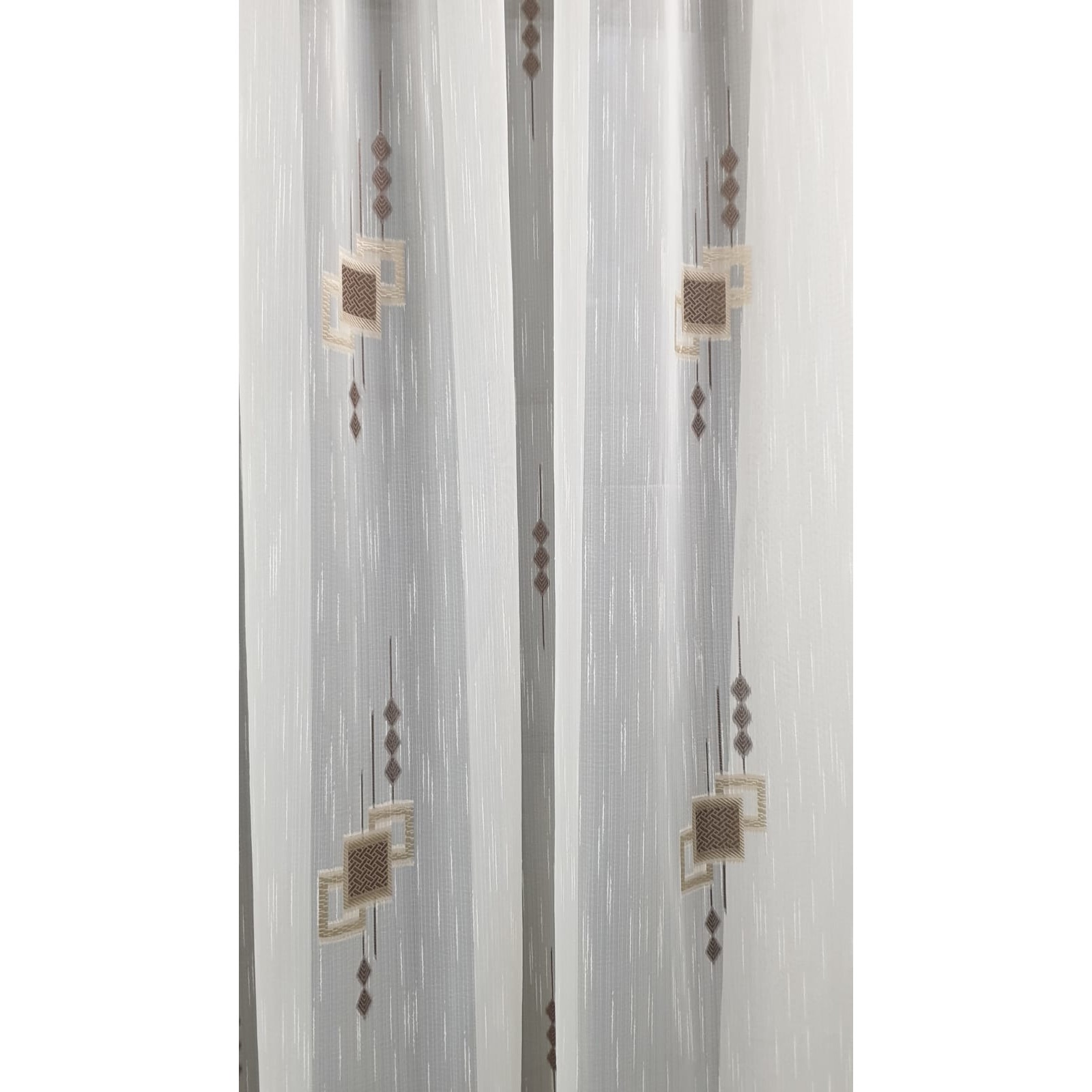 Perdea crem 150x245cm model M5 MASTEL confectionata cu rejansa