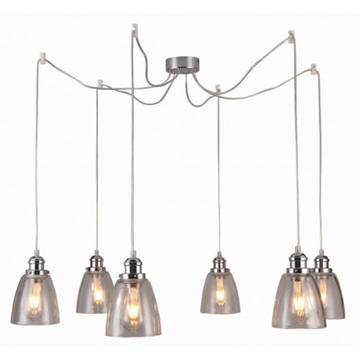 Полилей Candellux Voicei,6x40W E27,Хром